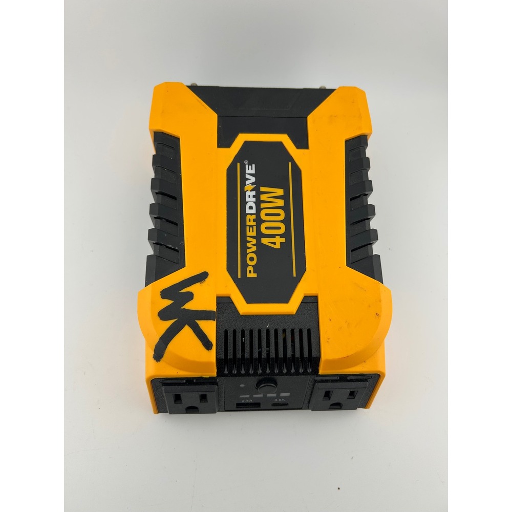 PowerDrive 400W Portable Power Inverter 12V DC to 110V AC with USB Ports‎